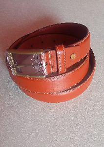 Brown Leather Profile Belt