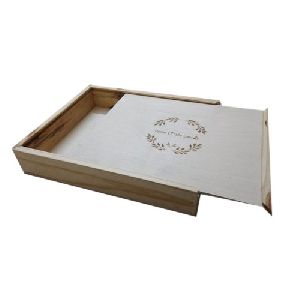 Wooden Wedding Album Box