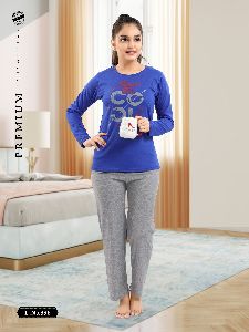 Premium Girl's Full Sleeve T-shirt &amp;amp;amp; Pajama Night Dress