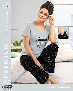 Premium Ladies T-shirt & Pajama Night Dress