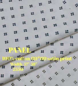 Cotton Satin Shirting Fabric