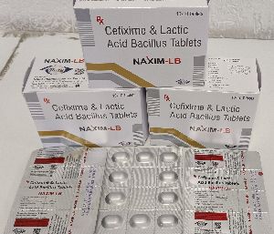 CEFIXIME + LACTIC ACID TABLET ( NAXIM - LB)