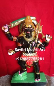 Black Marble Bhairav Baba Status