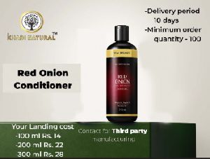 Red onion hair conditioner