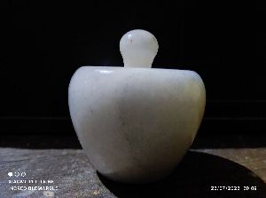 marble handcrafted apple