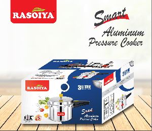 Rasoiya Smart 3 L Induction Base Aluminium Pressure Cooker