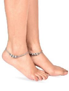 german silver anklet
