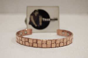 Mosaic Design Magnetic Copper Cuff Bracelet From Tradnary