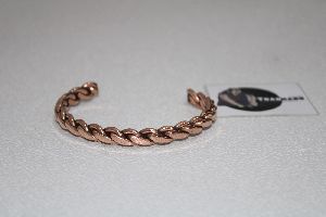 chain shape copper cuff bracelet