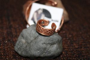 magnetic handmade copper finger ring