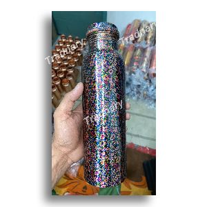 custom printed copper water bottle