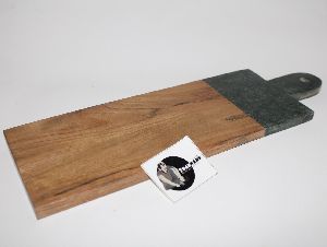 marble wood joined large chopping board