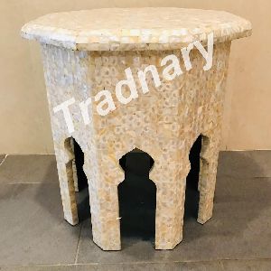 mother of pearl inlay coffee table