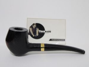 black full black smoking pipe