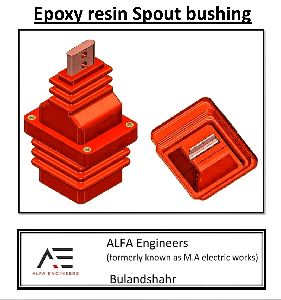 Epoxy resin bushing spout