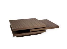 45x45x16 Inch Wooden Coffee Table