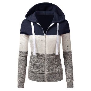 Ladies Zipper Pullover