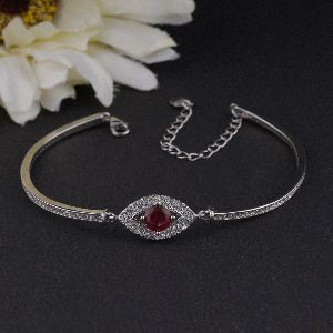 Color of love Red Gems Diamond studded Bracelet