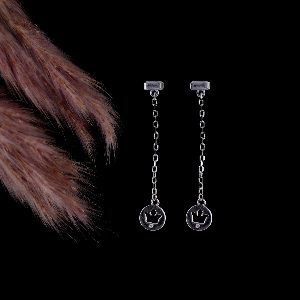 Long Hanging Diamond Earring