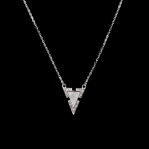 Triangle Shape Diamond Neckless