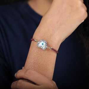 Unique Evil Eyes Butterfly and Diamond Bracelet