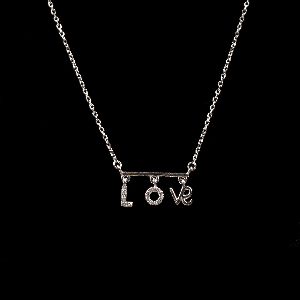 women unique design love necklace
