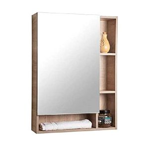 Wooden Bathroom Cabinet with Mirror