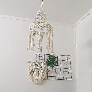 aniakst decorative handmade bohemian macrame lamps