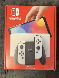 Nintendo Switch OLED Model HEG-001 Handheld Console - 64GB - White