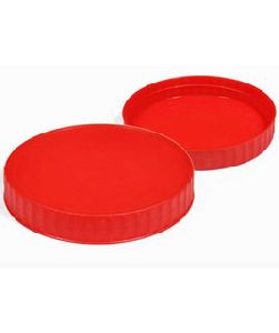 120-mm-red plastic caps