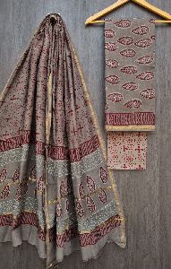 Chanderi Cotton Silk Dress Material