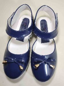 Kids Blue Bow Tie Sandals
