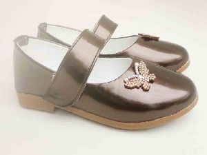 Kids Copper Butterfly Belly Shoes