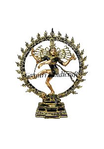 brass natraj statue