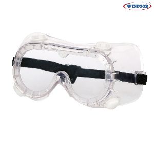 Windsor Full PVC Attached PC lens With Air Vents Safety Goggles