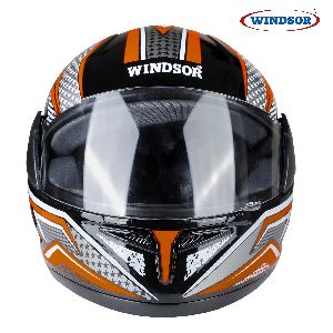 Windsor ISI Approved Full Face Graphic Helmet With PC Visor