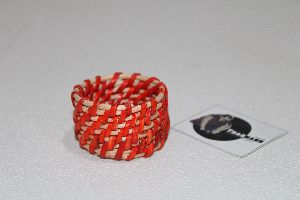 red rattan natural rattan serviette ring