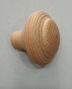 beech wood round wooden cabinet knob