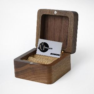 Wooden Pair Ring Box For With Magnetic Lock From Tradnary