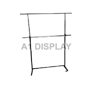 Double Pole Garment Stand