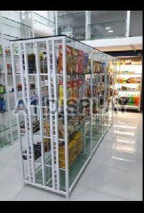Free Standing Double Sided Display Rack