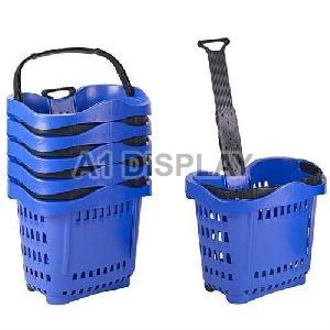 Plastic Shopping Trolley Basket