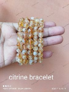 Citrin stone bracelet