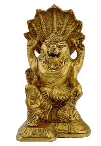 Brass Narasimha Statue
