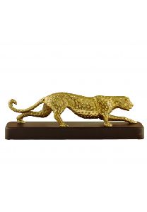 Handcrafted Golden Jaguar