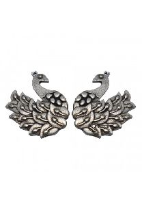 Peacock Design Stud Earring