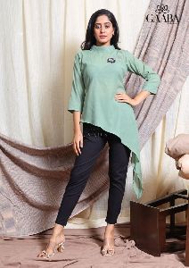 Green Asymmetrical Top