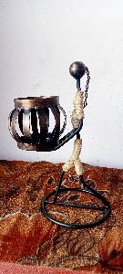 Iron Candle Holder