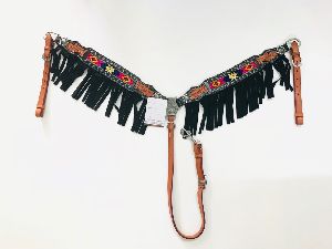 Leather Bead Horse Breastplate