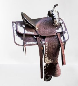 Leather Horse Western Show Saddle